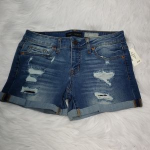 Aeropostale Midi Blue Jean Shorts Size 2